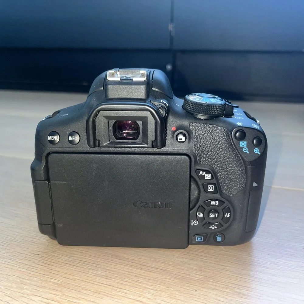 Canon EOS Rebel T6i Digital SLR with EF-S 18-135mm is STM Lens - Wi-Fi Enabled.